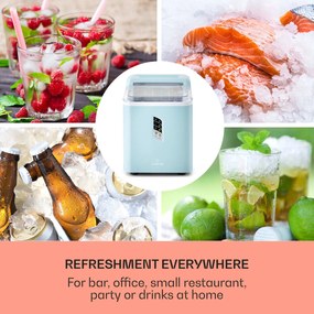 Klarstein Albaron, jégkészítő, golyó alakú, 12 kg/24 ó, 1,5 l tartály, kijelző