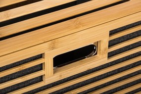 G21 szennyeskosár 30 l polcokkal, bambusz