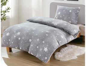 Mikroplüss ágyneműhuzat NIGHT STARS világosszürke Ágyneműhuzat mérete: 70 x 90 cm | 140 x 200 cm