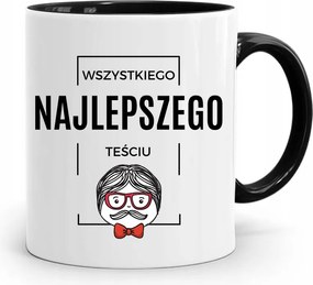 Fekete Bögre A Legjobb Anyósnak Ajándék fényképes nyomtatással