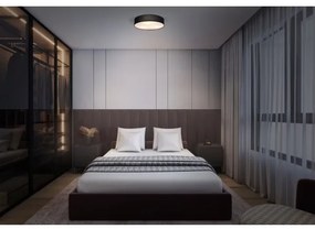 Osram - mennyezeti lámpatest ORBIS PARIS 1xE27/25W/230V átm. 30 cm fekete