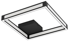 Eglo 99787 Altaflor mennyezeti lámpa, fekete, 1520 lm, 3000K melegfehér, beépített LED, 4x2,8W, IP20