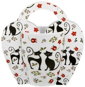 Cicás porcelán bögre 350 ml dísztasakkal