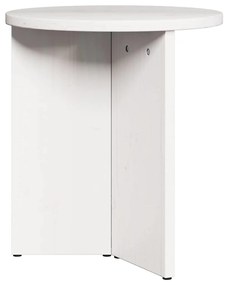 Dohányzóasztal 2 pcs Fehér 49 x 49 x 28 cm Tömör fenyőfa