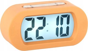 Narancssárga Szilikon Ovális Elektronikus Ébresztőóra Karlsson KA5753LO