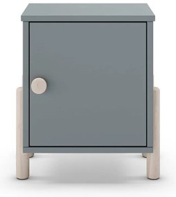 Szürkészöld borovi fenyő gyerek éjjeliszekrény Enola – Marckeric