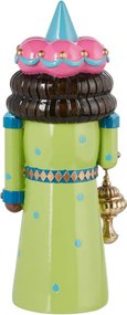 X-MAS dekor figura király zöld 20 cm