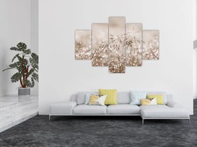 Kép - rét barna árnyalatokban (150x105 cm)