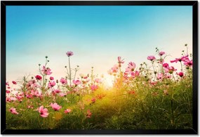 Poszter keretben 60x40 Kozmikus virágok