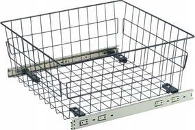 Kihúzható Fiókos Szennyestartó Kosár Szekrényhez 30 20 CM Teljes Kihúzás Grafit