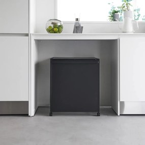 Fekete fém szelektív szemetes Tower – YAMAZAKI