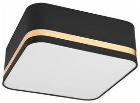 Mennyezeti lámpa SIRJA SQUARE 2xE27/60W/230V 35x35 cm fekete