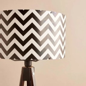 Állólámpa AYD 1xE27/40W/230V barna/fekete/fehér