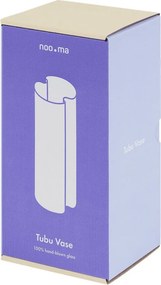 Üveg kézzel készített váza (magasság 24 cm) Tubu – noo.ma