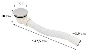 Zuhanytálca szifon 60 mm-es