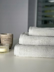 Törölköző szett 3 db Pamut 500g/m² Puha Vastag Hotel Spa Szürke