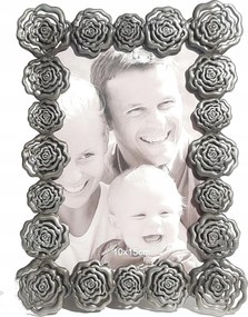 Fém képkeret 10x15 régi ezüst stílusos esküvői ajándék