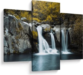 Kép - vízesés, Lushan, Kína (90x60 cm)