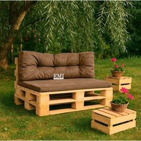 EMI kerti raklap párna szett 3db barna