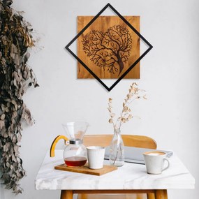 Tree fém fali dekoráció, 54×54 cm – TR899SKL2125