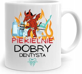Ajåndék Bögre Fogorvosnak Pokolian Jó, fényképes nyomattal