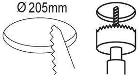 Eglo 99145 - LED süllyesztett mennyezeti lámpa FUEVA 5 LED/16,5W/230V