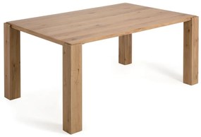 Étkezőasztal tölgyfa dekorral 90x160 cm Deyanira – Kave Home