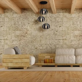 Csillár zsinóron NEWTON 3xE27/15W/230V fekete