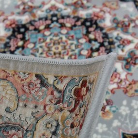 Perzsa szőnyeg szürke Tabriz 80x120 minőségi akril szőnyeg