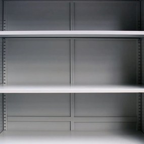 szürke acél irodai szekrény 90 x 40 x 140 cm
