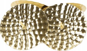 4 db-os pinholder szett, gyertyatartó, tartó, arany fényes, 6 cm