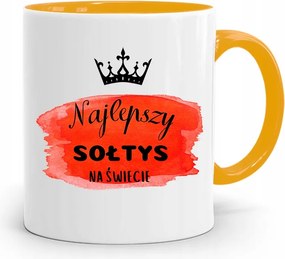 Sárga Bögre A Világ Legjobbja fényképes nyomattal