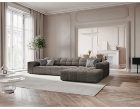 Sötétszürke sarokkanapé (jobb oldali) Chicago – Cosmopolitan Design