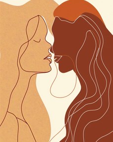 Poszter 40x50cm Érzékiség Szintetez