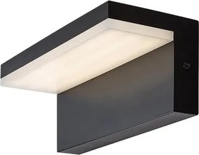 Zaragoza kültéri fali lámpa 10w 560lm ip54 fekete