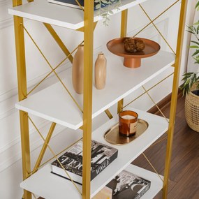 Elysian White and Gold polcállvány