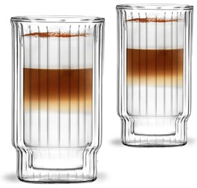 2 db-os duplafalú pohár készlet, 300 ml - Vialli Design