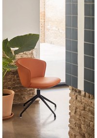 Narancssárga kárpitozott étkezőfotel szett 2 db-os Add – Teulat