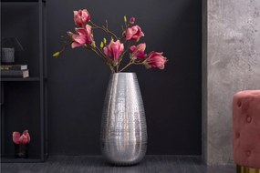 ORIENTAL ezüst alumínium váza
