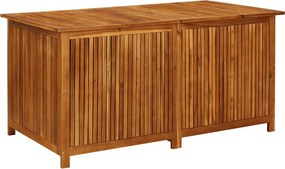Tömör Akácfa Kerti Tárolóláda 150 X 80 X 75 Cm