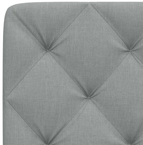 világosszürke szövet fejtámla párna 80 cm