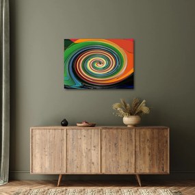 Absztrakt kép - színes spirál (70x50 cm)