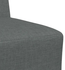 Karfa Nélküli Modularis Kanapé Egység 2 pcs Sötétszürke