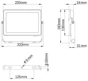 Philips - LED Kültéri reflektor PROJECTLINE LED/50W/230V IP65 3000K