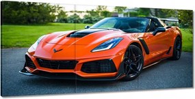 Vászonkép 210x100 Narancssárga autó