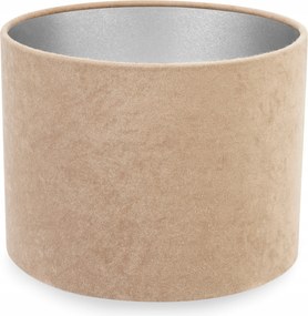 Modern Króm Lámpaernyő Velúr 20 cm