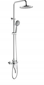 Krómozott falra szerelhető zuhanyszett