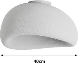 BRILAGI - WABI SABI mennyezeti lámpatest 1xE27/60W/230V, átmérő 40 cm, fehér