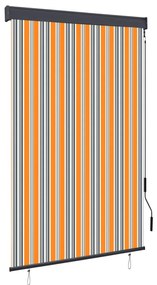 sárga és kék kültéri roló 120 x 250 cm