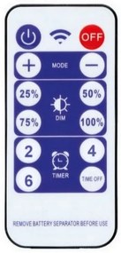 Ecolite DX-SOLAR-3000/5M - LED Napelemes Szalag 3,7V 2400 mAh 5m IP65